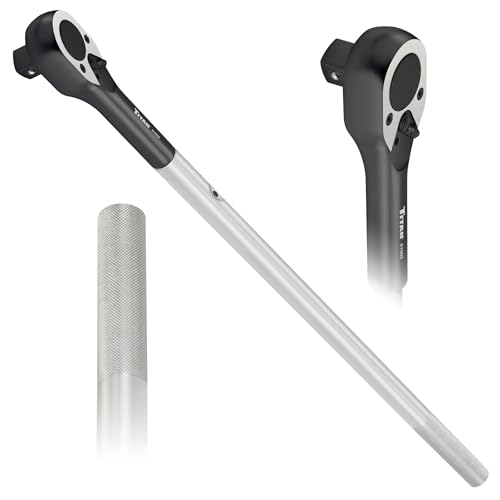 Titan Bar-X 61323 3-Piece 1-Inch Drive Interchangeable Ratchet and Breaker Bar Set