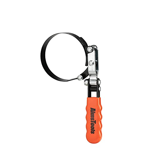 3003 Swivel Oil Filter Wrench, 75-95mm for Cars Trucks SUVs | 2-15/16 to 3-3/4 Inch Range, Swivel Design, Filter Removal - size: 2 15/16 Inches to 3 3/4 Inches (75mm to 95mm)