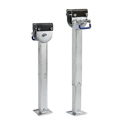 Trailer Jack, Stabilizer Legs Drop Down with Plate 600MM Caravan Parking Zinc Jacks Cap 2000KGS Camping RV Trailer Prop Stands Parts,Built Tough