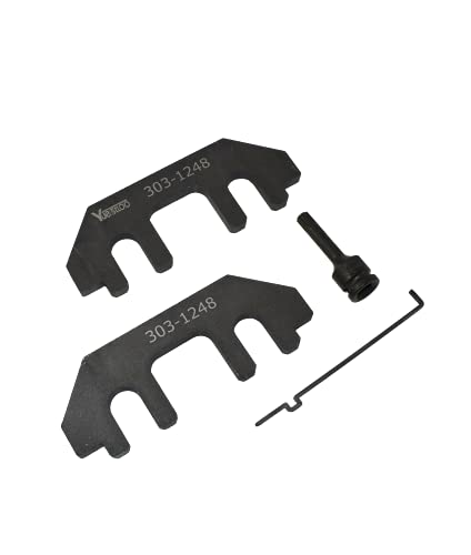 Camshaft Holding Tool Kit Fit for Ford 3.5L & 3.7L 4V Engines, 3.5 EcoBoost | with Tension Tool, Timing Alignment Holder Tool, Replaces 303-1248 303-1530 RT11, with Case and Gloves