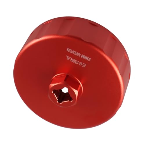 EVRBUL CNC 93mm 15 Flutes Oil Filter Wrench Removal Tool to Change Oil Filter Compatible with Dodge Ram 2500 3500 6.7L 5.9L L6 Turbo Diesel with 05083285AA Oil Filter