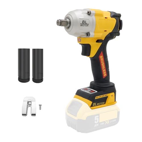 1/2 500Nm Cordless Impact Wrench, Brushless Wrench. (Body only, no battery included) - size: 1/2 500Nm