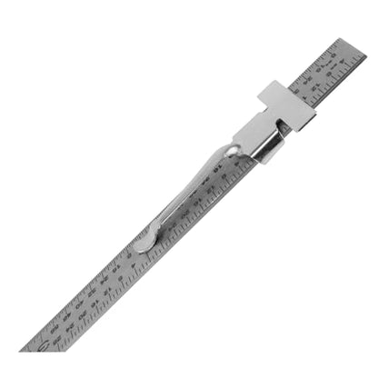 Performance Tool W5707 6-Inch Stainless Steel Sliding Depth Gauge, Silver