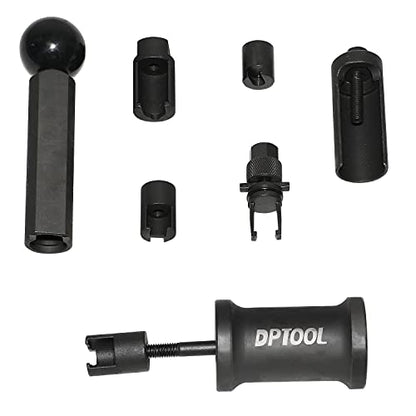 DPTOOL Fuel Injector Removal Puller Kit Seal Install Tool for Audi VW | for VW TDi 4 Cyl 8V 16V Diesel Replacement for Audi VW 1.2 1.4 1.6 1.8 2.0 2.7 3.0 3.2 3.6 V6 4.2 V8 FSI Petrol - size: 24PC Gasoline and Diesel Kit
