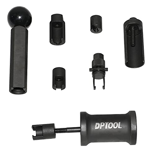DPTOOL Fuel Injector Removal Puller Kit Seal Install Tool for Audi VW | for VW TDi 4 Cyl 8V 16V Diesel Replacement for Audi VW 1.2 1.4 1.6 1.8 2.0 2.7 3.0 3.2 3.6 V6 4.2 V8 FSI Petrol - size: 24PC Gasoline and Diesel Kit