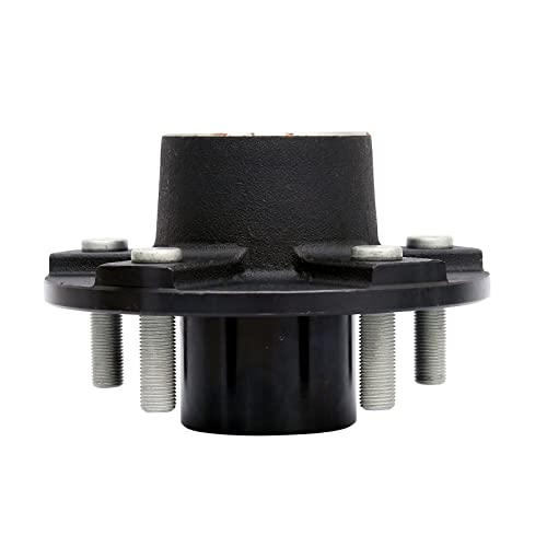 Trailer Hub Kits,5-Bolt 5" Circle Trailer Hub Assembly with 1-3/8" to 1-1/16" Tapered Spindle and Bearings,2PCS - size: UCUT GL4856E*2