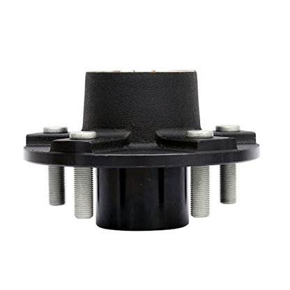 Trailer Hub Kits,5-Bolt 5" Circle Trailer Hub Assembly with 1-3/8" to 1-1/16" Tapered Spindle and Bearings,2PCS - size: UCUT GL4856E*2