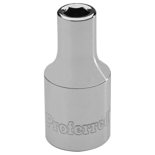 S15005 1/4" Drive SAE Socket, 5/32", 6 Point Standard - size: 5/32 INCH, style: STANDARD