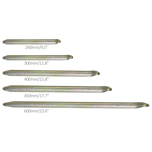 Tire Iron Spoons Changing Tire Lever Bar Set Repair Tool Kit Tyre Changer Remover Heavy Duty for Motorcycle Bike Dirt Pit Bike Scooter Bicycle Mower (400mm 15.75") - size: 400mm 15.75"