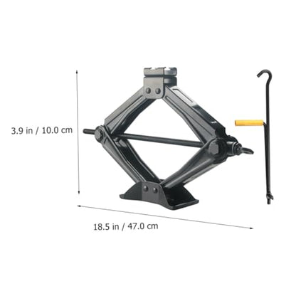 Veemoon 5 Ton Car Scissor Jack Hand Cranking Auto Jack Vehicle Tire Repair Tool for Car SUV with Random Handle Color, Compact Heavy Duty Garage Lifting Equipment Random Color