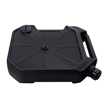 XMT-MOTO ABS Low Profile Oil Drain Pan Change Storage Container Off-Road ATV UTV Motorcycle 2 Gal. Home Garage - color: Black- for ATV UTV
