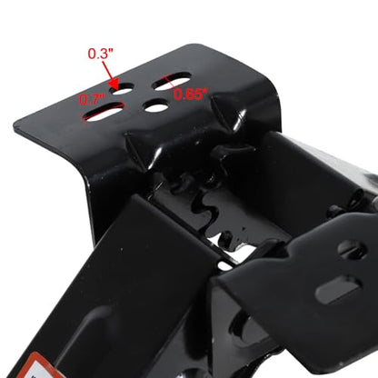 5000 lb Lift 24" RV Stabilizing Scissor Jack, Scissor Lifting Jacks w/Handle for Pop-Up Camper and Travel Trailer -Pack of 2 | for Pop-Up Camper and Travel Trailer -Pack of 2