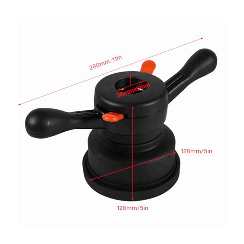 Wheel Balancer Quick Release Nut, Tire Change Tool, Wheel Balancer Parts Quick Wing Nut, Thread Diam. 36mm, Pitch 3mm