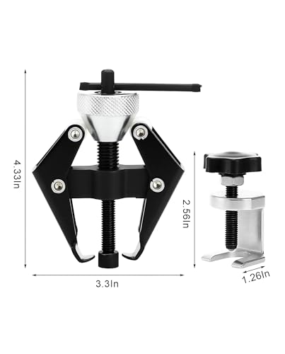 WUWEOT Battery Terminal and Wiper Arm Puller, Windshield Wiper Arm Bearing Remover Tool, Portable Car Windscreen Wiper Blade Arm Puller Remover