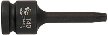 Grey Pneumatic 2140T Hex Key - style: T40 Internal Star Impact Driver