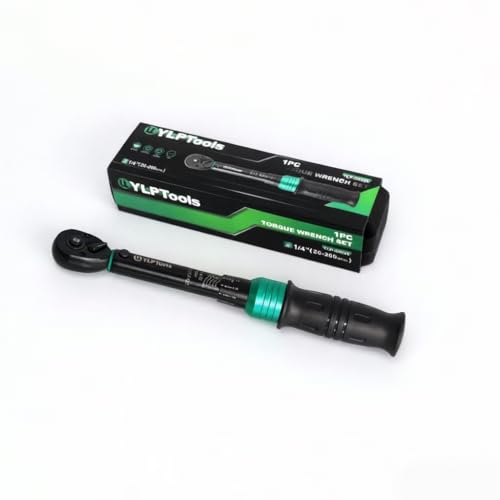 1/4-Inch Drive Click Torque Wrench, 20–200 in-lb (2.26–22.6 Nm), ±3% Accuracy, 90-Tooth Ratchet, Dual-Direction, Chrome Vanadium Steel, Includes Storage Case - size: 1/4 20-200