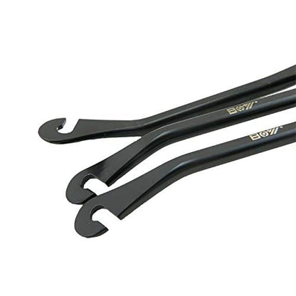 3Pcs Bike Tire Levers, High Strength Carbon Steel Bike Spoon Levers Bicycle Repair Tool Kit