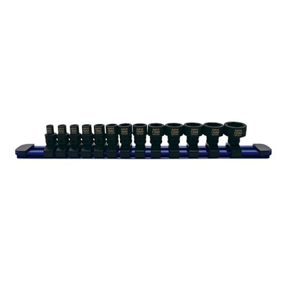Astro Tools 78113 13-Piece 1/4" Drive Low Profile Nano Impact Sockets - Metric - size: 1/4" Drive Metric - 13 Pieces
