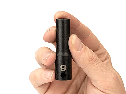 TEKTON 3/8 Inch Drive x 9 mm Deep 6-Point Impact Socket | SID13109 - size: 9 mm, style: Deep