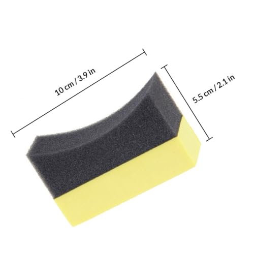 10-Pack Car Wash Sponge Set Tire Sponge Cleaner Shine Applicator Pad for Car Cleaning Soft