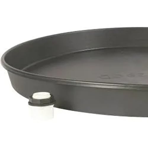 Camco Water Heater Drain Pan, Plastic Leak Catch Tray with Drain Fitting, Fits Electric Water Heaters up to 26" Diameter, 32-Inch (OD), 28-Inch (ID) - size: 28" ID, style: PVC Fitting