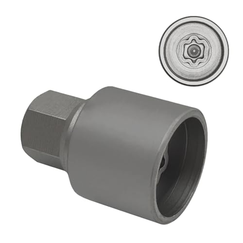 077 Wheel Locking Nut Key for BMW Mini, Socket (OD 29mm-ID 26mm) | Wheel Lock Nut Socket Adapter, Anti-Theft Lug Nut Removal Tool, Anti-Theft Screw Remover, Repair Tool, Tyre Fitting, garage - size: Socket 077