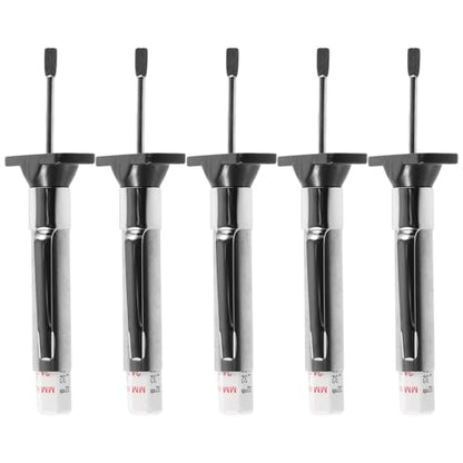 5pcs Plastic Tire Tread Depth Gauge 0-25mm Tire Measuring Tool for Car and Truck Fast Assessment and Space-Saving Design for Roadside Conditions