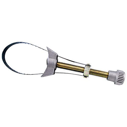 Adjustable Oil Filter Wrench Removal Tool 60-120mm Diameter Adjustable Cap Spanner Strap Wrench Repair tool for Motorcycle Car