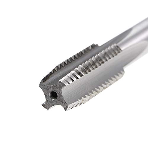 uxcell Metric Machine Tap Left Hand M12 Thread 1.5 Pitch H2 4 Flutes High Speed Steel Screw Thread Taps Tapping Tool - size: M12x1.5