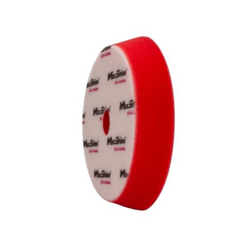 Maxshine 5” Universal High Pro Finishing Foam Pad – Compatible with DA & Rotary Polishers – Professional Detailing Pad for High-Gloss Finishing – Washable & Reusable – Hook & Loop Backing - size: 5", style: Finishing
