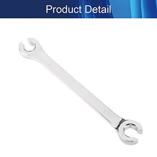 Double-ended Nut Wrench 10x12mm Flare Nut Wrench for Removing or Replacing Nuts on Fuel Brake or Air Conditioning Lines 1Pcs - size: 10x12mm 1pcs