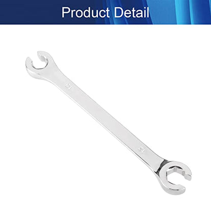 Double-ended Nut Wrench 10x12mm Flare Nut Wrench for Removing or Replacing Nuts on Fuel Brake or Air Conditioning Lines 1Pcs - size: 10x12mm 1pcs