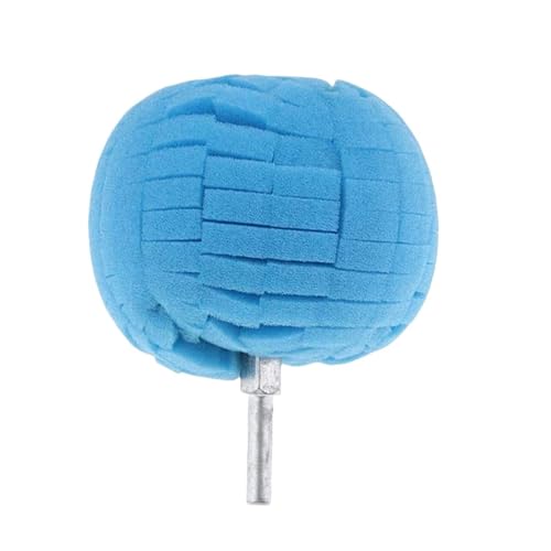 Car Polishing Pad Buffing Foam Sponge Cone Polisher Buffer Automotive Waxing Kit for Wheel Hub(Yellow) - color: Yellow