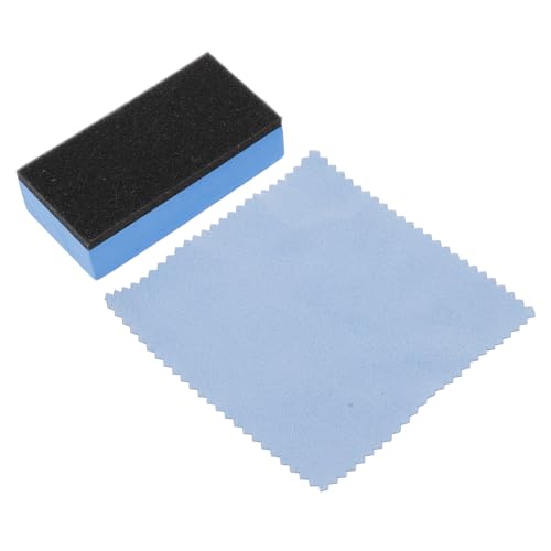 1 Set Tire Shine Applicator Sponge Kit Wax Pads Dressing Cloth for Polishing and Detailing Durable Sponge Block for and Glossy Finish Car Surfaces