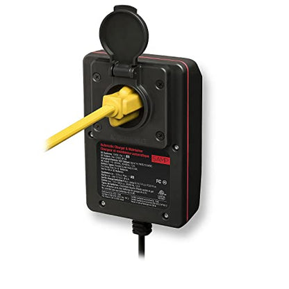 ProMariner 24104 ProTechOne Digital Series 4 Amp Fully Automatic On-board Battery Charger and Maintainer with Integrated AC Inlet - style: 4 Amp + Integrated AC Inlet