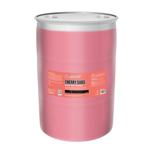 Nanoskin CHERRY SUDS Foaming Car Wash Shampoo 30 Gallons- Works with Foam Cannon, Foam Gun, Bucket Washes, Car Soap for Pressure Washer | Safe for Cars Trucks, Motorcycles, RVs & More | Cherry Scented - size: 3840 Fl Oz (Pack of 1)