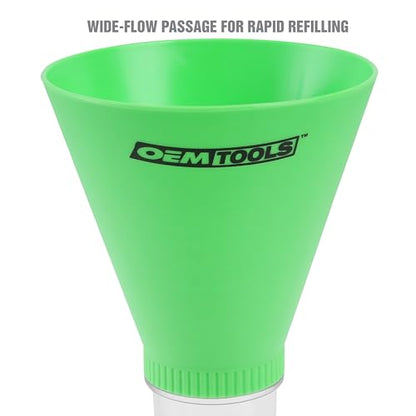 OEMTOOLS 87023 Subaru Oil Funnel, No Spill Oil Funnel Kit, Transparent Chamber, Plastic, Fits Subaru Engines, Funnels for Automotive Use - size: Funnel for Subaru