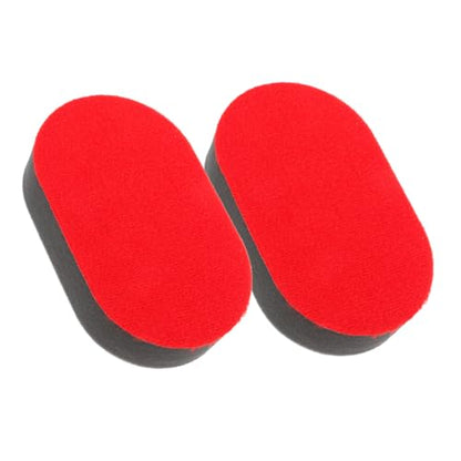 Tire Dressing Applicator Brush and Soft Sponge 4pcs Set for Car Wheel Cleaning and Waxing, Tire Shine Sponge Pads for Automotive Exterior Care