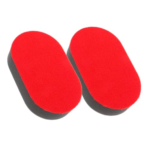 Tire Dressing Applicator Brush and Soft Sponge 4pcs Set for Car Wheel Cleaning and Waxing, Tire Shine Sponge Pads for Automotive Exterior Care