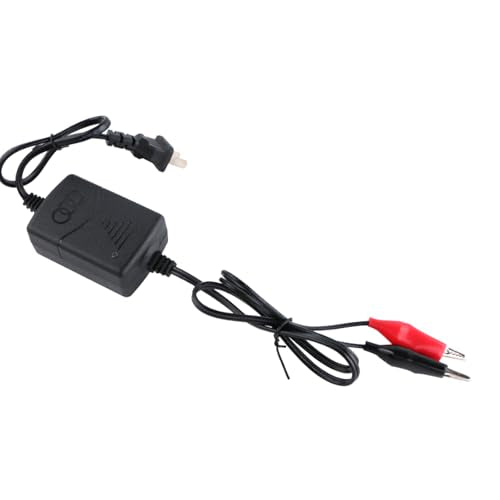 2PCS 12V 1300mA Sealed Lead Acid (SLA) Smart Battery Charger, Automatic Trickle Charger Maintainer with Short Circuit Protection Compatible with Car RV ATV Boat Motorcycle