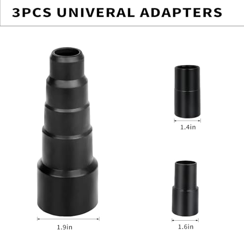 Shop Vac Extractor Attachments with 2-1/2" & 1-7/8" & 1-1/4" | Auto Detailing Vacuum Head Extraction Wet-Dry Vacuum Vac Extractor Attachment for Upholstery, Carpet, Car Detailing