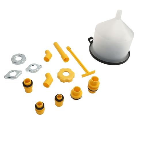 15Pcs SpillProof Coolant Funnel Kit for Car Yacht Boat – Radiator Fluid Bleeder Adapter Set