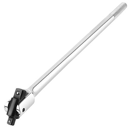 MAXPOWER 24-inch Breaker Bar Dual Drive 3/4-Inch Drive and 1/2-Inch Drive Flex Handle - size: 24 inch Dual Drive 3/4"+1/2"