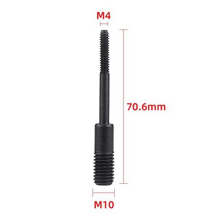 M4 Mandrel 10pcs (with Fixing Nut) Replacement Rod 9900S Air Hydraulic Rivet Nut Tool - color: M4 Mandrels