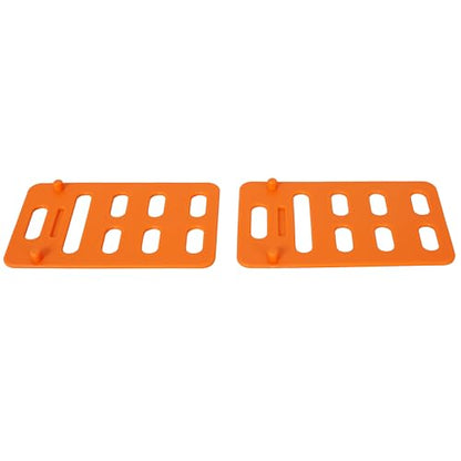 5T Caravan Levelling Ramps, Heavy Duty RV Leveling Ramps Set with 2 Wheel Chocks, Camper Trailer Levelers for Motorhome, Travel Trailer, Camper, with Portable Carry Bag
