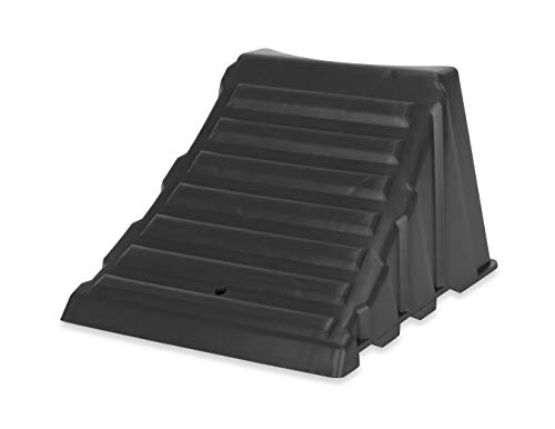 Camco 1 Pack 44418 Dark Gray Wheel Chock-Pack of 2, 1 Pack - style: Nesting Wheel Chock