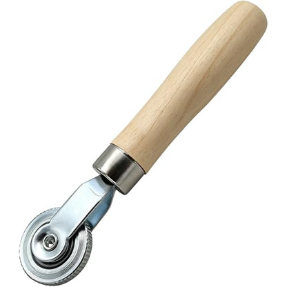 Tire Patch Roller, Tire Repair Tools, Car Wheel Wood Handle Tire Patch Repair Stitcher, Universal Car Accessories Wheel Wood Handle Tire Patch Repair Stitcher for Vehicle Motorcycle Bike