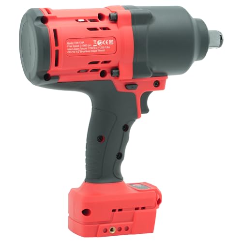 BESWELL CIW-134A-ML 3/4" Impact Wrench for Milwaukee 18V Battery, 1256 Ft | Heavy-duty brushless impact gun with 4-mode speed. Bare tool (battery not included) for truck & heavy equipment repair.