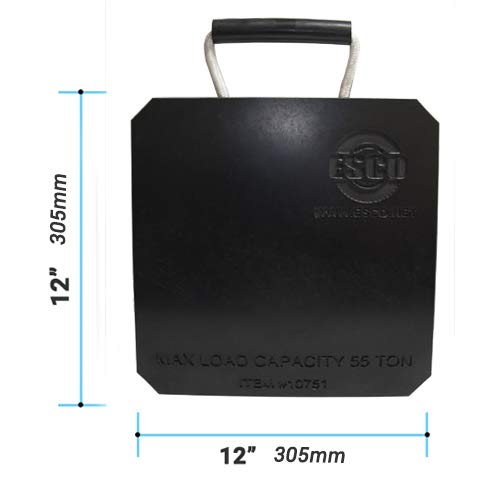 Esco-10751 Stable Level Support Cribbing Plate - style: 55 Ton