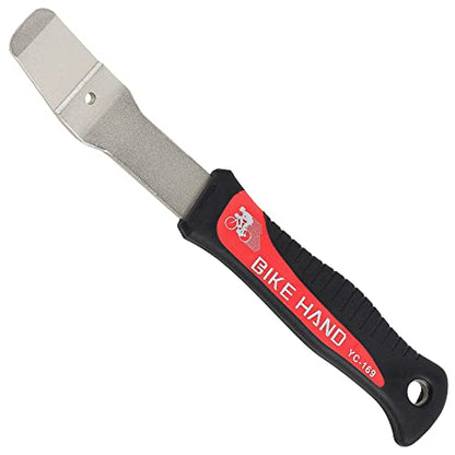 BIKEHAND Bike Bicycle Hydraulic Disc Brake Caliper Piston Press Tool Wrench - Wedge Design - Extra Long Handle